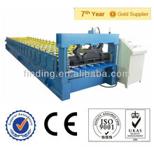 aluminum metal high rib roofing tile ridge cap panel roll forming machine